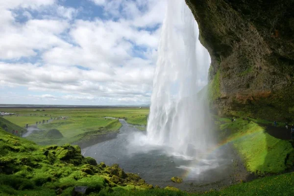 Wasserfall Natur Fluss Und Umwelt — Stockfoto