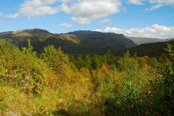 Norvegia Paese Scandinavo Che Comprende Montagne Ghiacciai Profondi Fiordi Costieri — Foto Stock