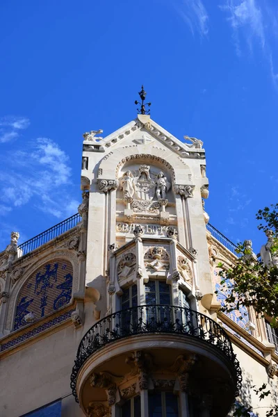 Facciate Casa Spagna Concetto Architettura — Foto Stock