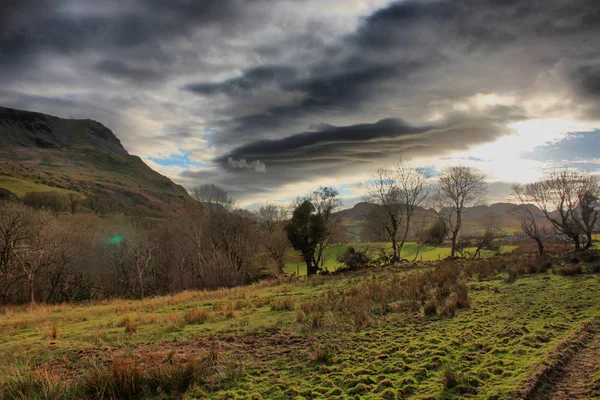 Cadair Idris Gama Montanhas Snowdonia — Fotografia de Stock