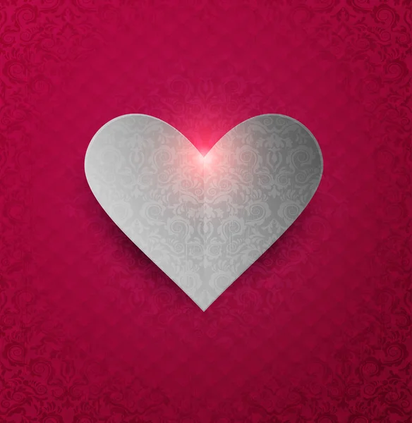Design Valentine Day Background Heart — Stock Photo, Image