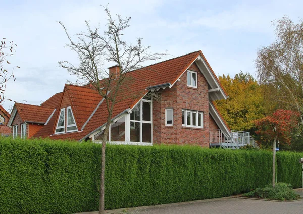 Residencial Casa Landsitz Hecke — Fotografia de Stock