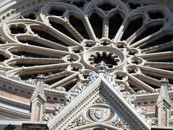 Rose Window Santa Maria Del Fiore Basilica Florence — Stock Photo, Image