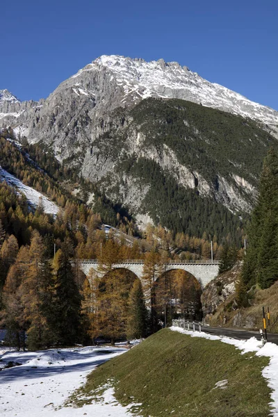 Albula Pass Suíça — Fotografia de Stock