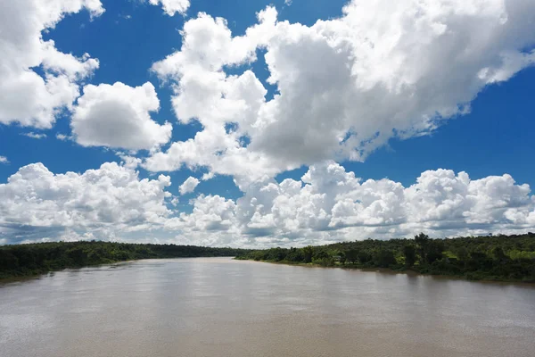 Rio Mekong Rio Asiático Khong Chiam Tailândia — Fotografia de Stock
