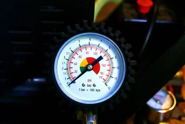 Close Gas Gauge — Stock Photo, Image