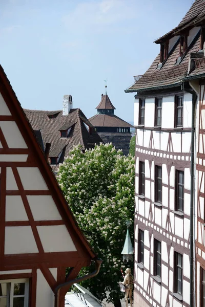 Widok Stare Miasto Maintal Niemcy Bawaria — Zdjęcie stockowe
