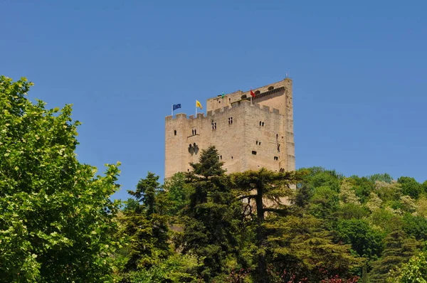 Vue Panoramique Sur Architecture Majestueuse Château Médiéval — Photo