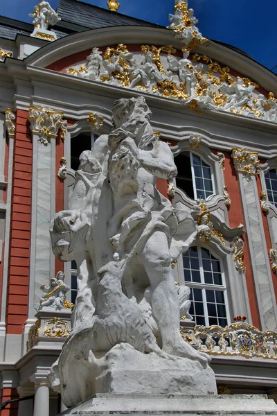 Escultura Frente Palais Trier Electoral — Foto de Stock