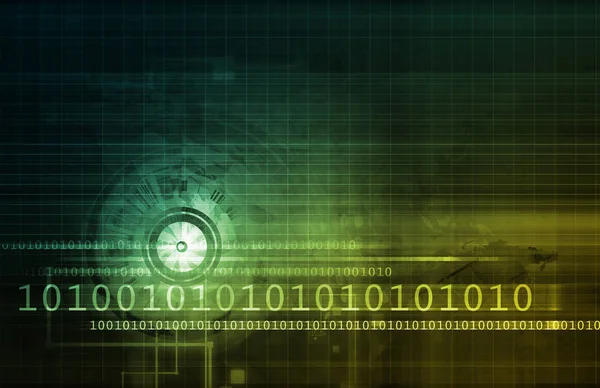 Concepto Seguridad Informática Para Datos Digitales Línea — Foto de Stock