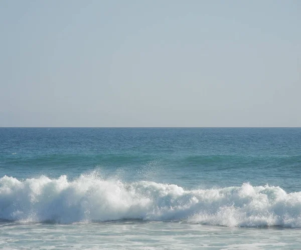 Plage Plage Sable Mer Côte Mer Gran Canaria Canar Ciel — Photo