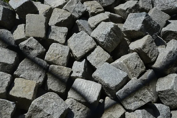 Piedras Construcción Carreteras Piedra Patio Almacén Material Construcción Ingeniería Civil — Foto de Stock