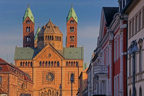 Fachada Occidental Kaiserdom Speyer — Foto de Stock