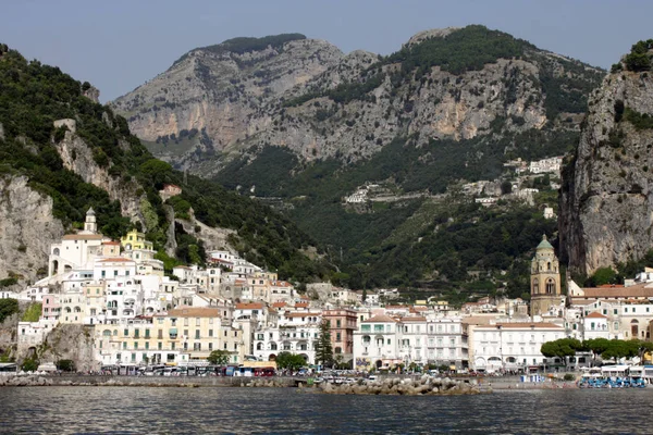 Vista Panorâmica Amalfi — Fotografia de Stock