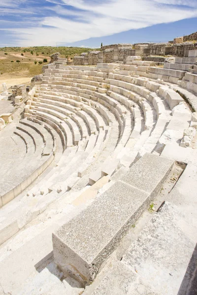 Римський Театр Segobriga Saelices Кастилія Манча Іспанія — стокове фото