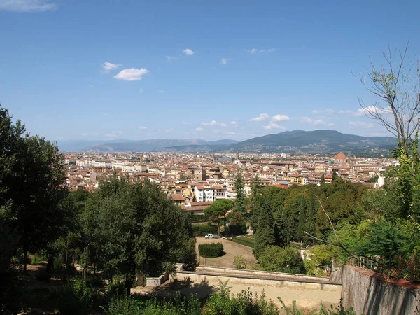 Vista Florencia Desde Los Jardines Boboli — Foto de Stock