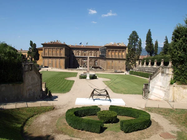 Giardino Boboli Anfiteatro Palazzo Pitti Firenze Toscana — Foto Stock