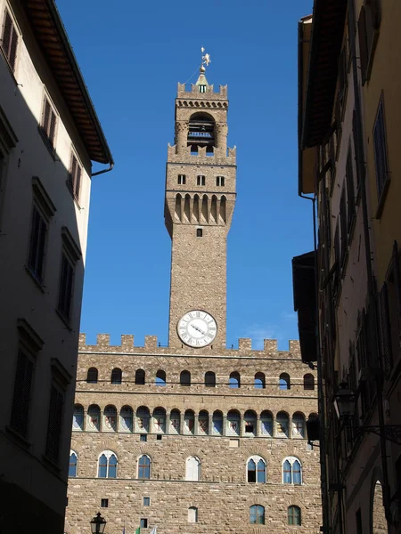 Firenze Veduta Palazzo Vecchio Toscana Italia — Foto Stock