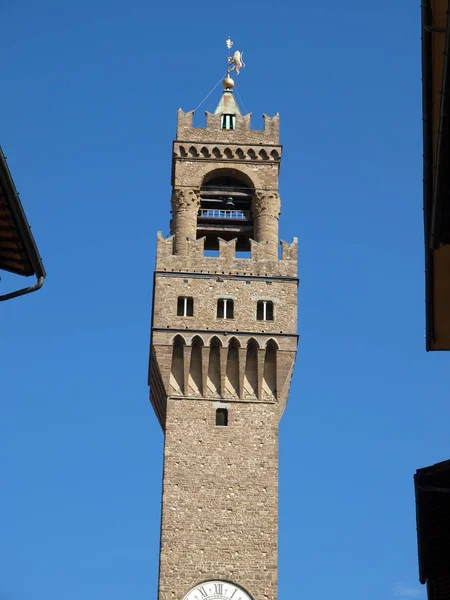 Florença Vista Palazzo Vecchio Toscana Itália — Fotografia de Stock