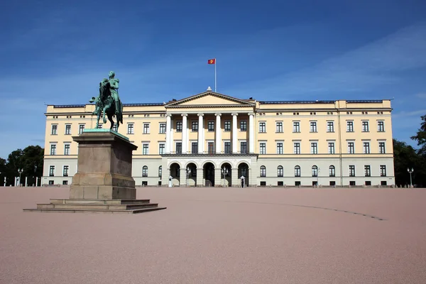 Het Koninklijk Paleis Oslo Noordrijn — Stockfoto