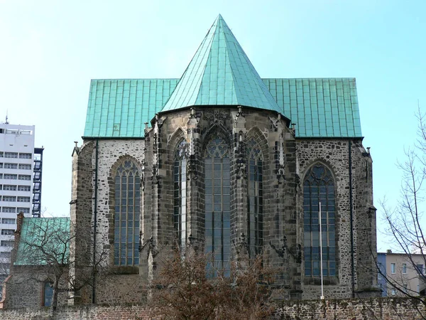 Церковь Святого Петра Магдебурге — стоковое фото