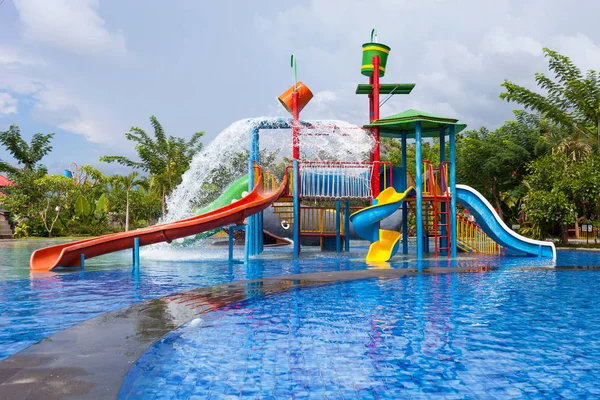 Wasserpark Für Kinder Tagsüber — Stockfoto