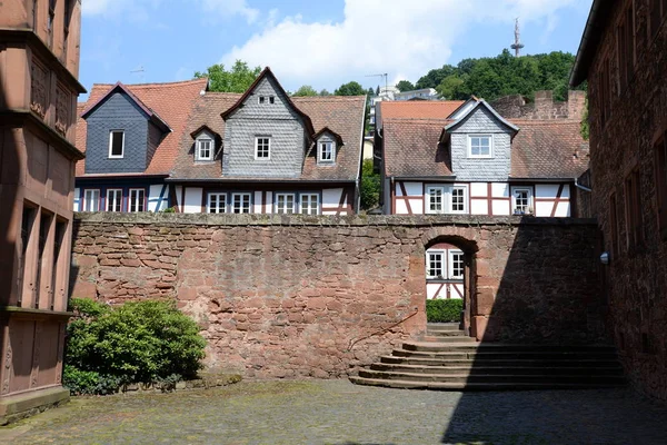 Alte Stadthäuser Gebäude — Stockfoto