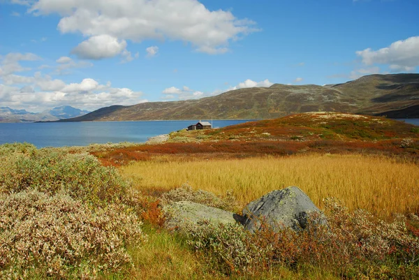 Widok Jesienny Norwegii — Zdjęcie stockowe
