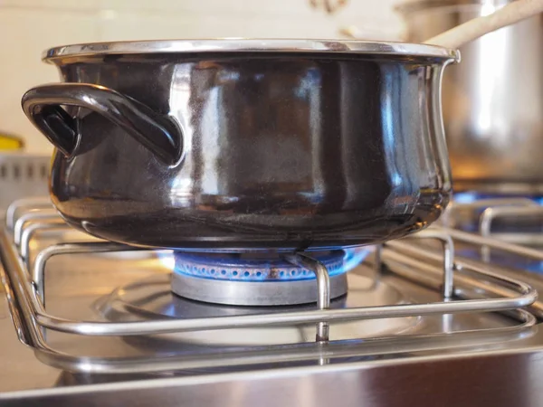 Pot Hot Coffee Kitchen — Stock Photo, Image