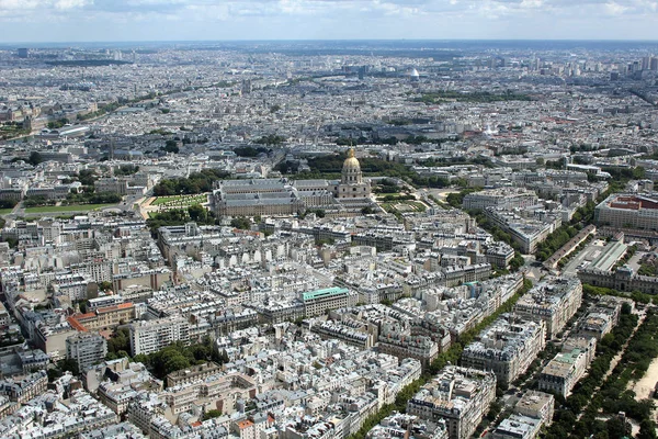 Aerial View Invalides Army Museum Paris France — Stock Photo, Image