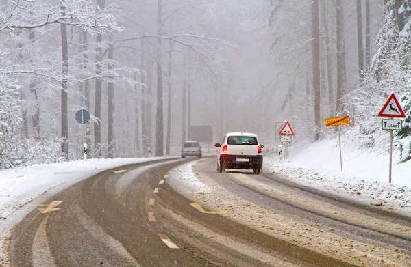 Road Winter — Stock Photo, Image