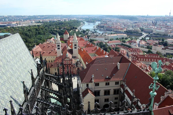 Vue Sur Château Prague Vieille Ville République Tchèque — Photo