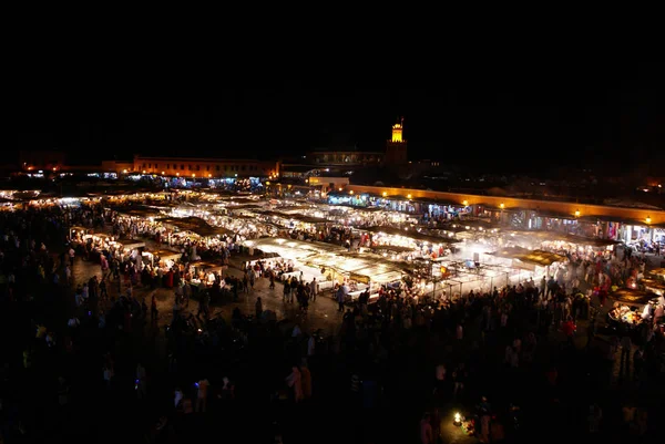 Jemaa Fnaa Place Place Marché Marrakesh Maroc — Photo