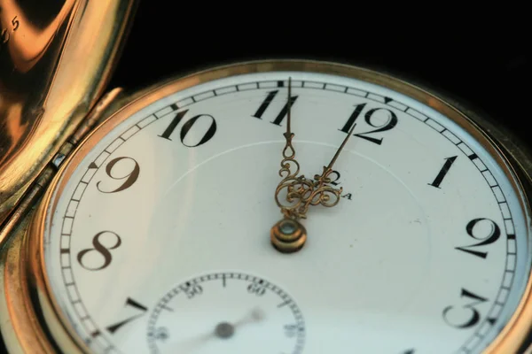 Vista Ravvicinata Orologio Semplice — Foto Stock