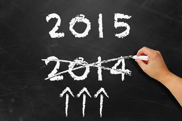 Neues Jahr 2015 Geschrieben — Stockfoto