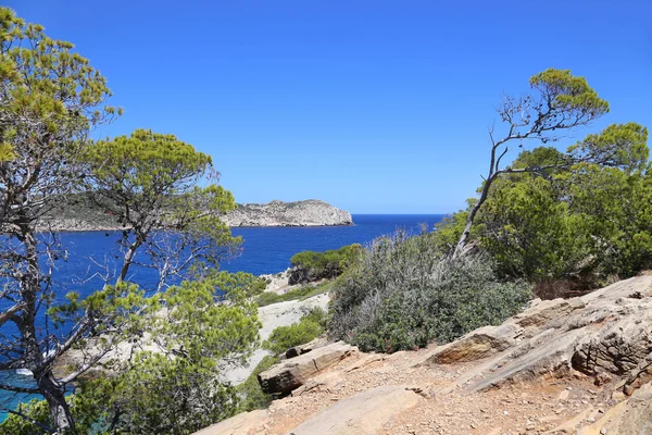 Dragonera Ist Eine Unbewohnte Insel Auf Den Balearen Spanien Direkt — Stockfoto
