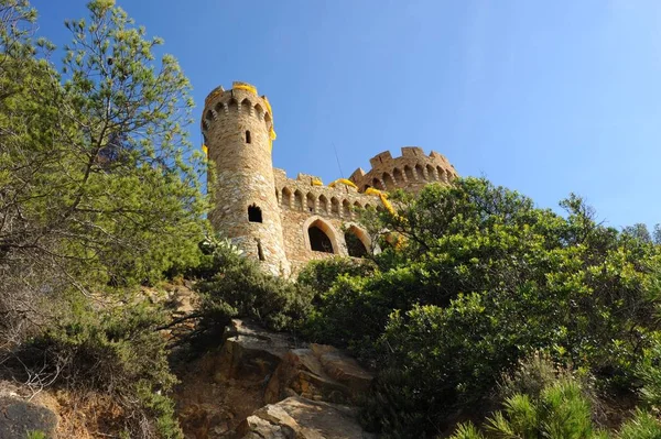 Ściany Lloret Mar Costa Brava Hiszpanie Śródziemnomorskie — Zdjęcie stockowe