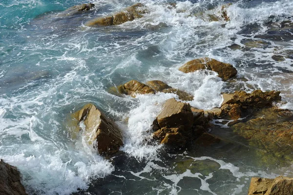 Wellen Mittelmeer Spain —  Fotos de Stock