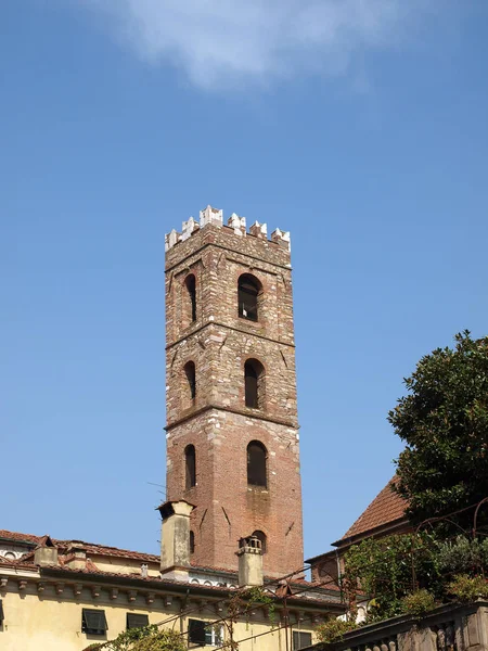 Lucca Blick Auf Die Romanische Kirche San Giovanni Toskana — Stockfoto