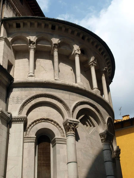 San Michele Kościele Foro Lucca Toskania San Michele Foro Jest — Zdjęcie stockowe