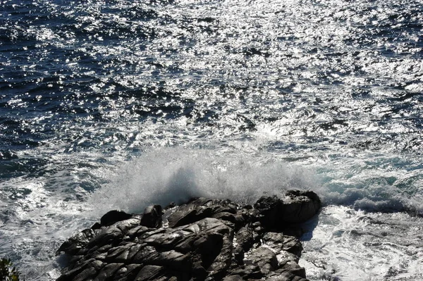 Vlny Modré Mořské Vody Přírody Cestování — Stock fotografie