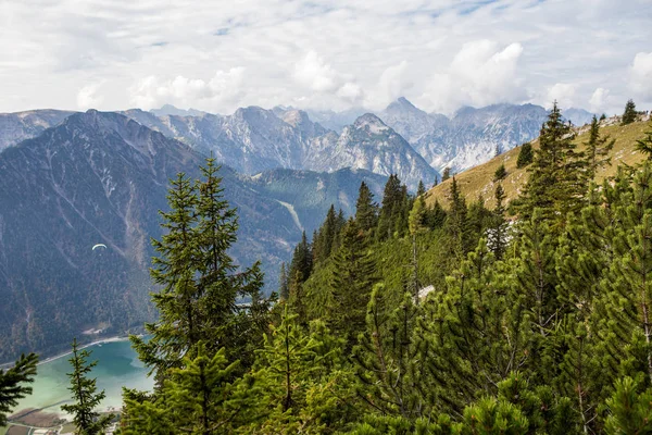 Vue Panoramique Sur Paysage Alpin Majestueux — Photo