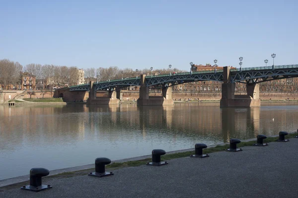 Vista Garonne Toulouse França — Fotografia de Stock