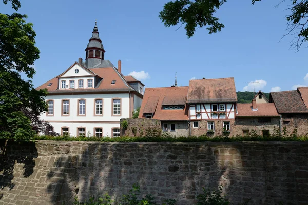 Německo Věž Historická Hesse Opevnění Rozhledna Městská Zeď Vogelsberg Mokřad — Stock fotografie