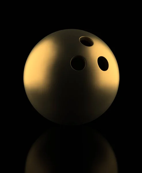 Vectorillustratie Van Een Bowlingbal — Stockfoto