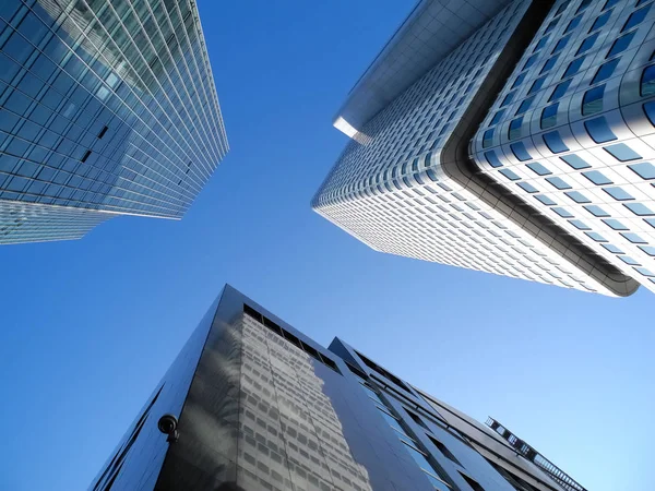 Scenic Urban View Modern Skyscrapers Facade — Stock Photo, Image