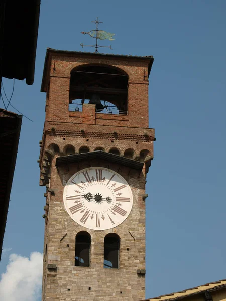 Torre Delle Ore Lucca Toscana Italia — Foto Stock