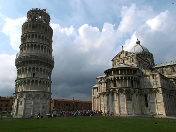Leaning Tower Pisa Cathedral One Few Most Recognizable Buildings World — Stock Photo, Image