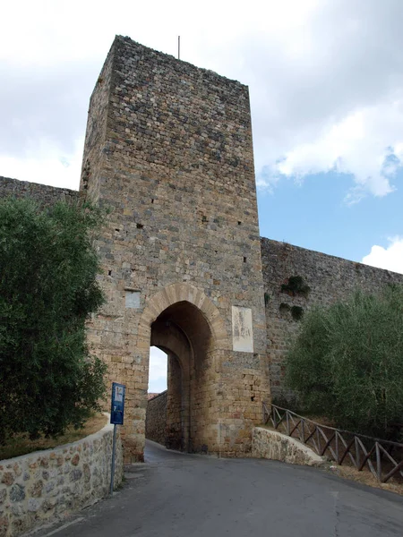 Monteriggioni Village Médiéval Toscane — Photo