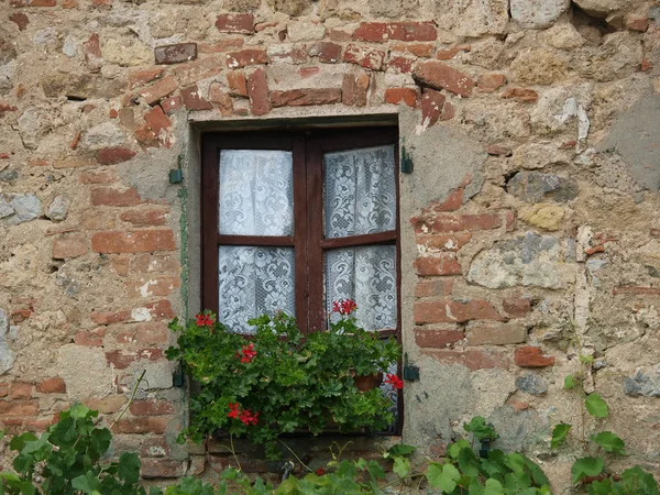 Monteriggioni Pueblo Medieval Toscana — Foto de Stock